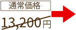 通常価格13,200円→